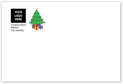 Envelope - Christmas Tree - Logo Return Address